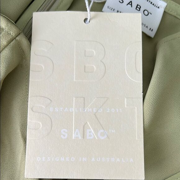 Sabo Size US 12 Alyssia Dress Strapless Side Slit Wedding Guest Formal Events - Picture 5 of 11